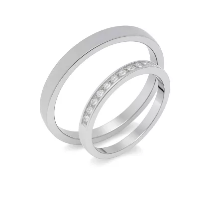 14K arany karikagyűrű pár - ETH-M-0-005-B-291-F