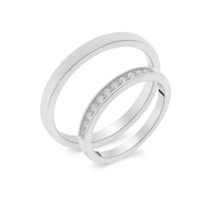 14K arany karikagyűrű pár - ETH-M-0-008-B-292-F