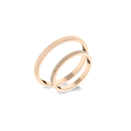 14K arany karikagyűrű pár - ETH-M-0-008-B-292-V