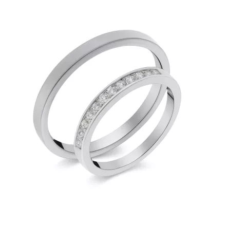 14K arany karikagyűrű pár - ETH-M-0-01-B-293-F