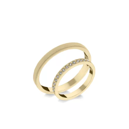 14K arany karikagyűrű pár - ETH-M-0-015-B-294-S