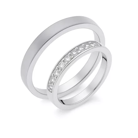 14K arany karikagyűrű pár - ETH-M-0-02-B-295-F