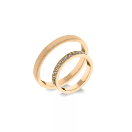 14K arany karikagyűrű pár - ETH-M-0-02-B-295-V