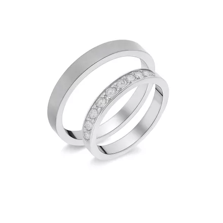 14K arany karikagyűrű pár - ETH-M-0-03-B-296-F