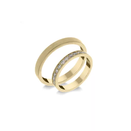 14K arany karikagyűrű pár - ETH-M-0-03-B-296-S