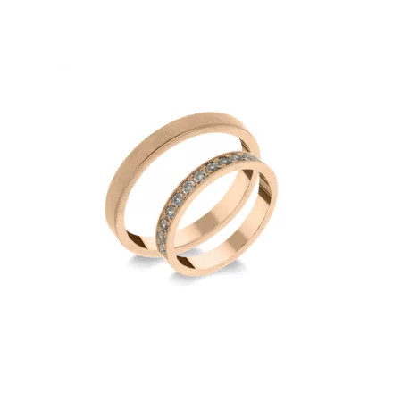 14K arany karikagyűrű pár - ETH-M-0-03-B-296-V