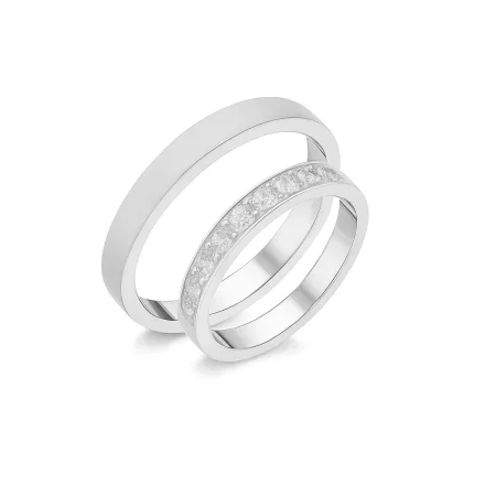 14K arany karikagyűrű pár - ETH-M-0-05-B-297-F