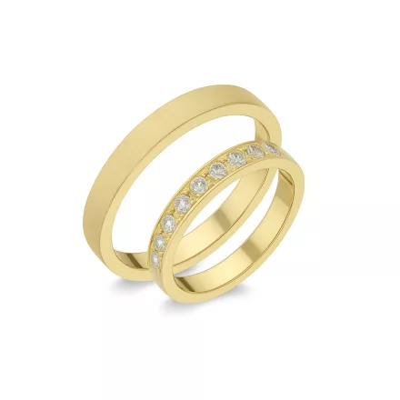 14K arany karikagyűrű pár - ETH-M-0-05-B-297-S