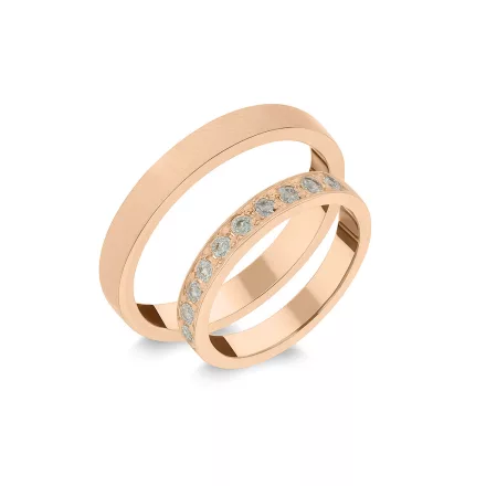 14K arany karikagyűrű pár - ETH-M-0-05-B-297-V