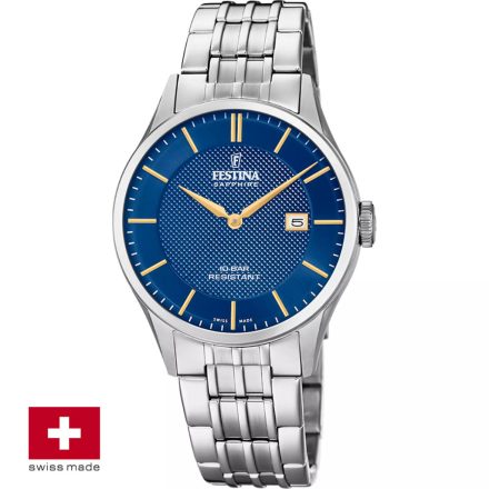 F20005/3 - Festina Swiss classic férfi karóra ∅40,0 mm