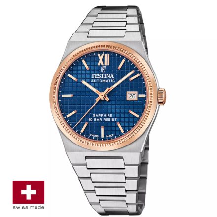 F20030/2 - Festina Swiss automatic férfi karóra ∅40,0 mm