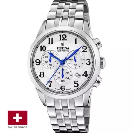   Festina Swiss Chrono Férfi Karóra Ø: 41 mm Típus: F20040/1