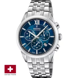   Festina Swiss Chrono Férfi Karóra Ø: 41 mm Típus: F20040/2