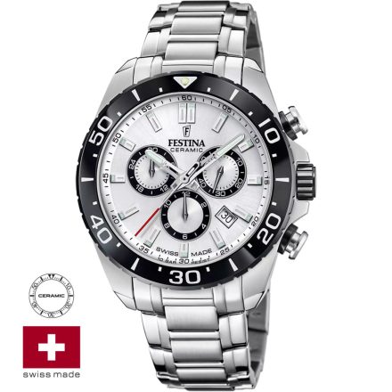 F20042/1 - Festina Swiss Chrono férfi karóra ∅44,0 mm