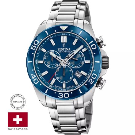 F20042/2 - Festina Swiss Chrono férfi karóra ∅44,0 mm