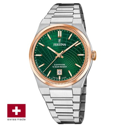 F20065/3 - Festina Swiss Rive férfi karóra ∅40,0 mm