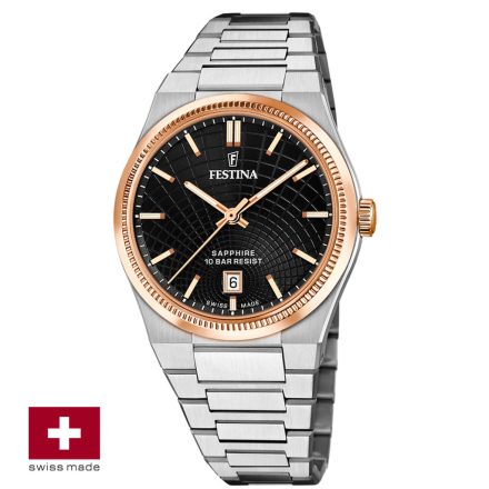 F20065/4 - Festina Swiss Rive férfi karóra ∅40,0 mm