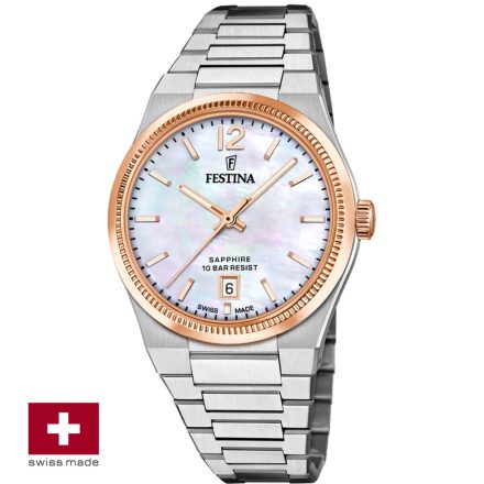 F20066/1 - Festina Swiss Rive női karóra ∅35,0 mm