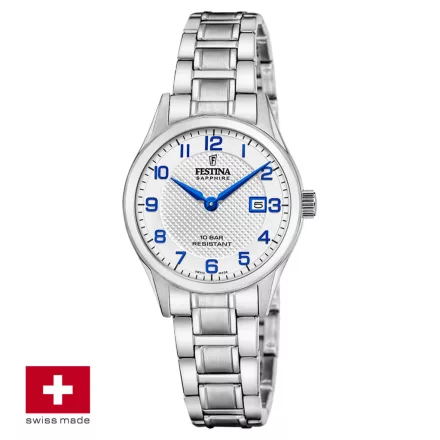 Festina Swiss Classic női karóra Ø: 28 mm Típus: F20068/1