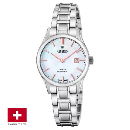 Festina Swiss Classic női karóra Ø: 28 mm Típus: F20068/2