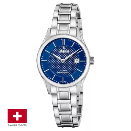 Festina Swiss Classic női karóra Ø: 28 mm Típus: F20068/5