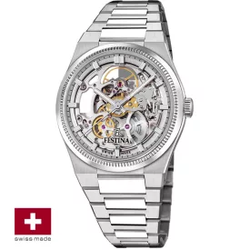  Festina Swiss férfi karóra (skeleton) Ø: 40 mm Típus:  F20069/1