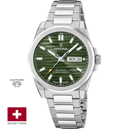 Festina Swiss Made Dune férfi karóra Ø: 39,8 mm Típus: F20073/4