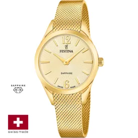   Festina Swiss Made Grace női karóra Ø: 32 mm Típus: F20077/3