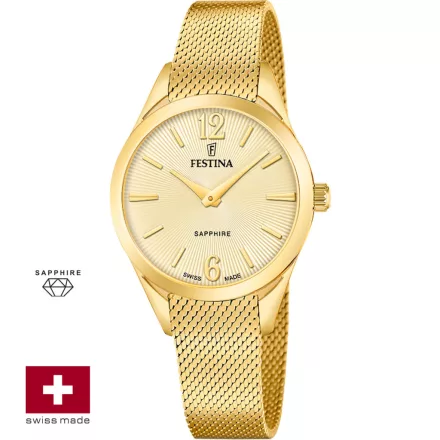 Festina Swiss Made Grace női karóra Ø: 32 mm Típus: F20077/3