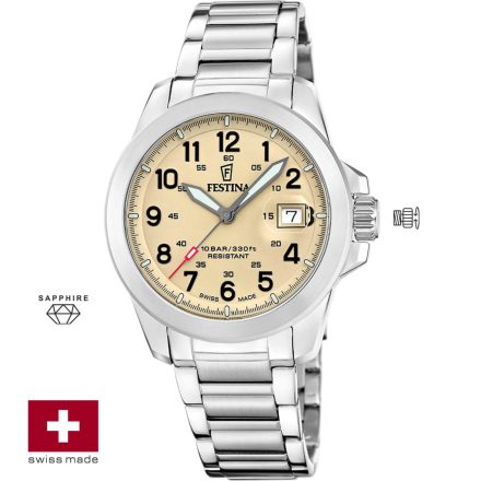 Festina Swiss Classic Field férfi karóra szett Ø: 41,8 mm Típus: F20081/1