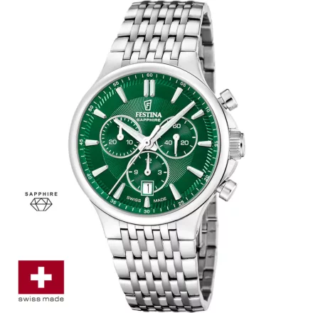 Festina Swiss chrono férfi Karóra Ø: 40 mm Típus: F20093/3