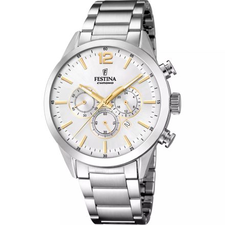 F20343/1 - Festina Timeless Chronograph férfi karóra ∅43,5 mm