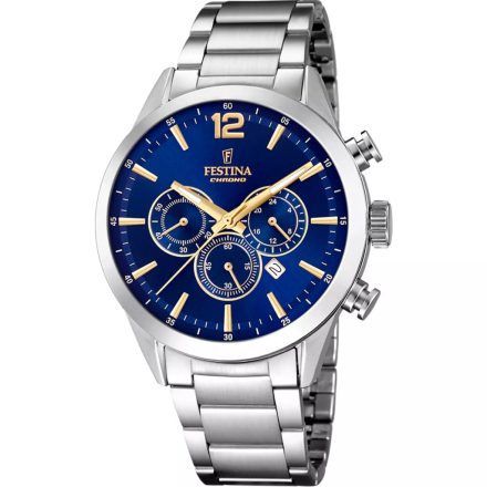 F20343/2 - Festina Timeless Chronograph férfi karóra ∅43,5 mm