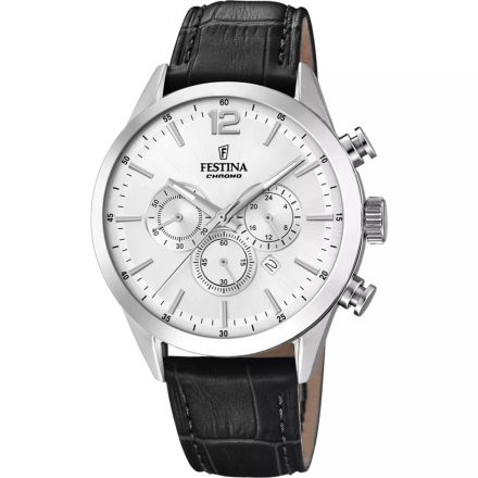 F20542/1 - Festina Timeless Chronograph férfi karóra ∅43,5 mm