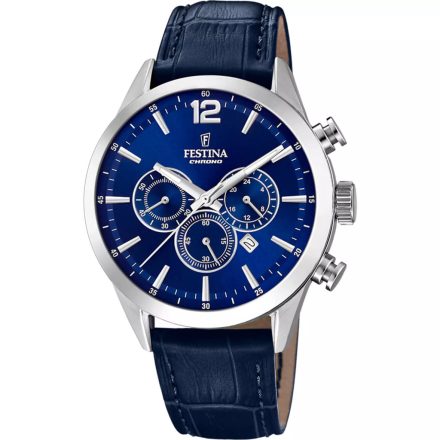 F20542/2 - Festina Timeless Chronograph férfi karóra ∅43,5 mm