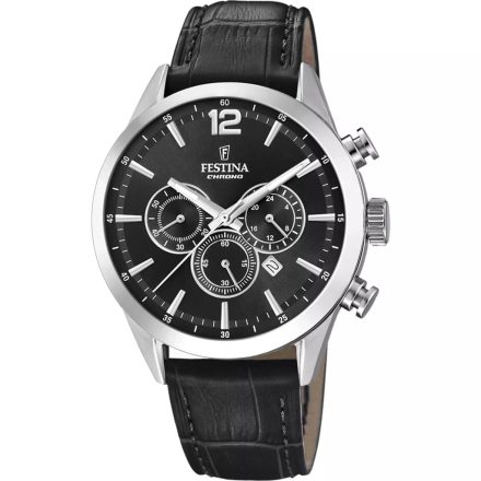 F20542/5 - Festina Timeless Chronograph férfi karóra ∅43,5 mm