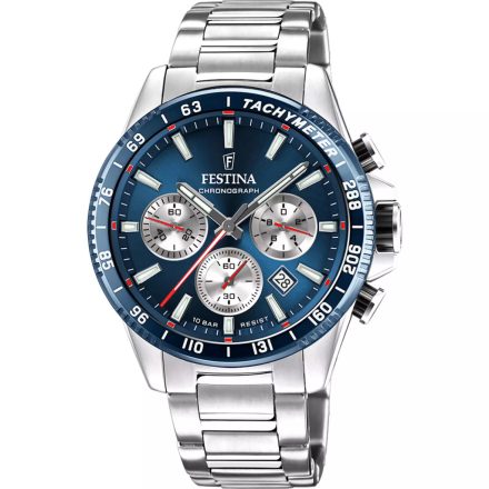 F20560/2 - Festina Timeless Chronograph férfi karóra ∅45,0 mm