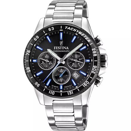 F20560/5 - Festina Timeless Chronograph férfi karóra ∅45,0 mm