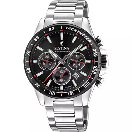 F20560/6 - Festina Timeless Chronograph férfi karóra ∅45,0 mm