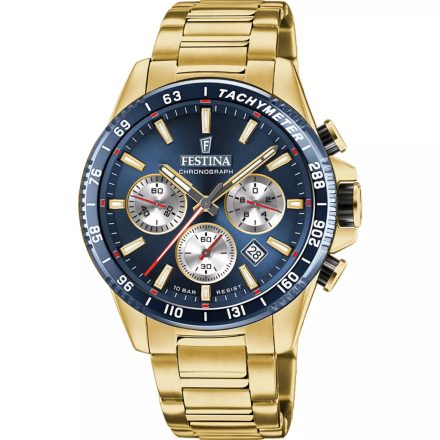 F20634/2 - Festina Timeless Chronograph férfi karóra ∅45,0 mm