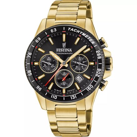 F20634/5 - Festina Timeless Chronograph férfi karóra ∅45,0 mm