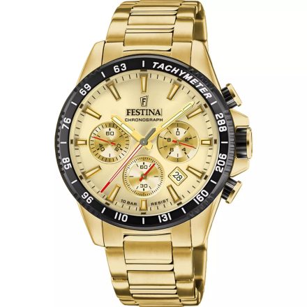 F20634/6 - Festina Timeless Chronograph férfi karóra ∅45,0 mm