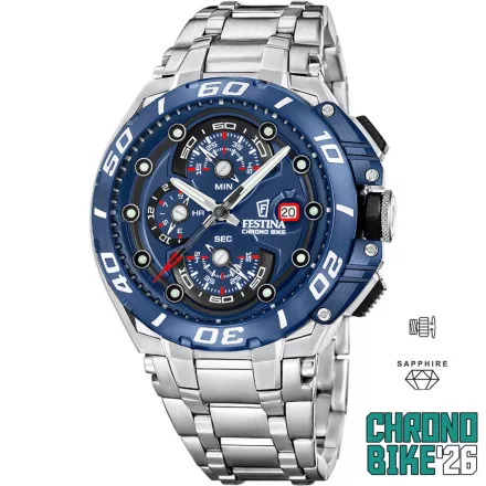Festina Chrono Bike 2026 férfi Karóra Ø: 46,0 mm Típus: F20754/4