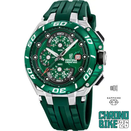 Festina Chrono Bike 2026 férfi Karóra Ø: 46,0 mm Típus: F20755/3