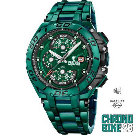 Festina Chrono Bike 2026 férfi Karóra Ø: 46,0 mm Típus: F20758/1 Special edition