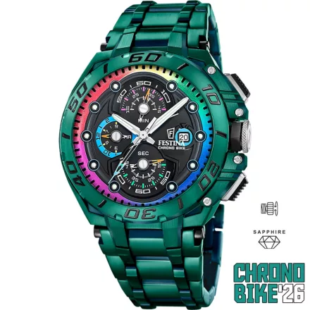 Festina Chrono Bike 2026 férfi Karóra Ø: 46,0 mm Típus: F20760/1 Special edition