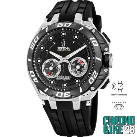 Festina Chrono Bike 2026 Connected férfi Karóra Ø: 46,0 mm Típus: F20763/3