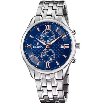 Festina Timeless Chronograph Férfi Karóra Ø: 42 mm Típus: F6854-6