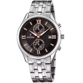   Festina Timeless Chronograph Férfi Karóra Ø: 42 mm Típus: F6854-7