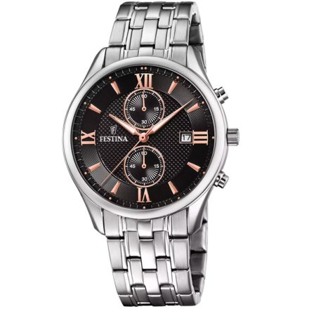 Festina Timeless Chronograph Férfi Karóra Ø: 42 mm Típus: F6854-7